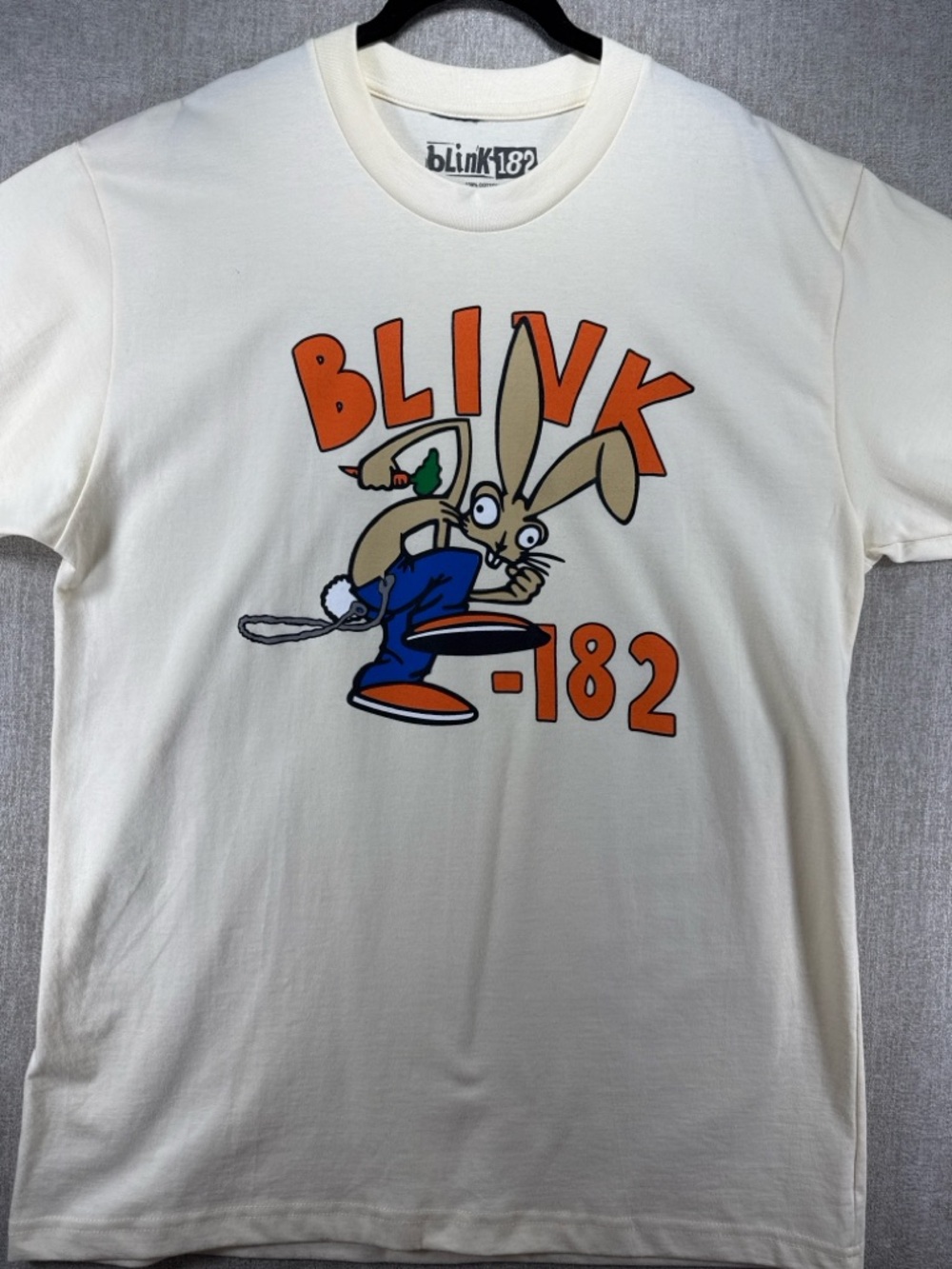 Blink 182 Graphic Tee Bunny Design Pop Punk Shirt Large NWOT